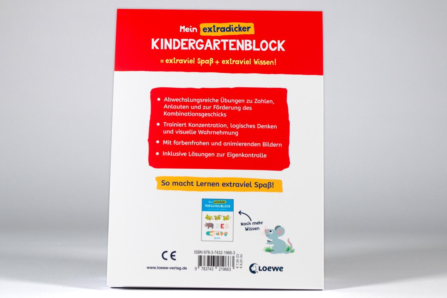 Bild: 9783743219663 | Mein extradicker Kindergartenblock | Loewe Lernen und Rätseln | Buch