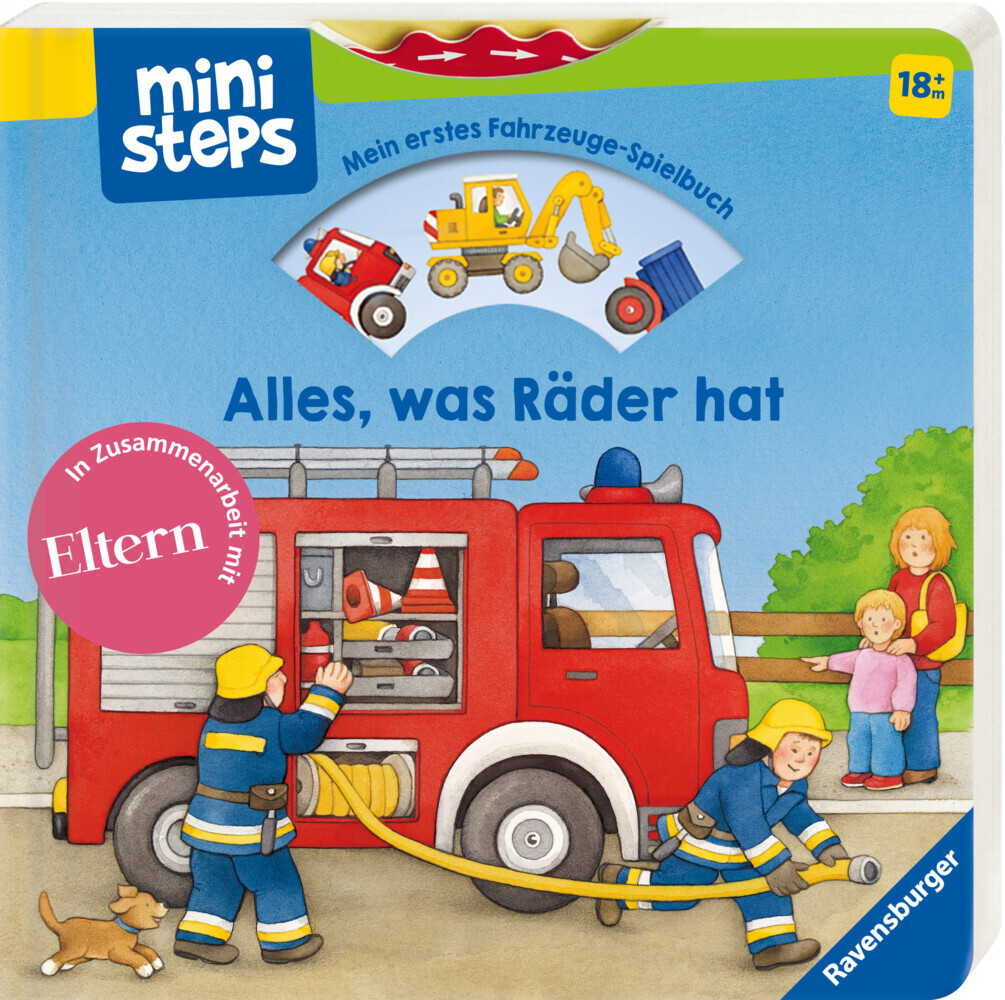 Bild: 9783473315871 | ministeps: Alles, was Räder hat | Mein erstes Fahrzeuge-Spielbuch