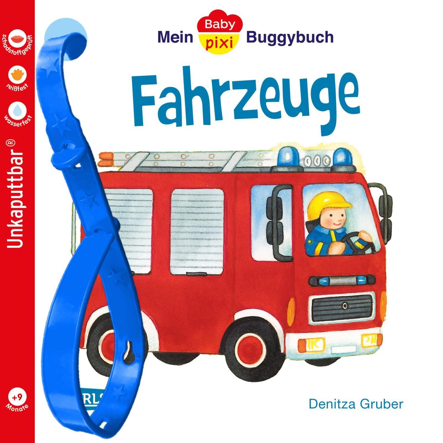Cover: 9783551051455 | Baby Pixi 43: Mein Baby-Pixi Buggybuch: Fahrzeuge | Denitza Gruber