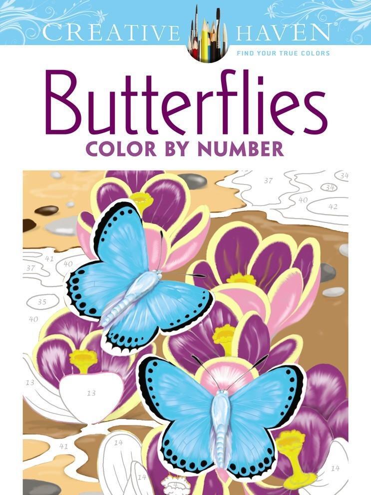 Cover: 9780486798585 | Creative Haven Butterflies Color by Number Coloring Book | Taschenbuch