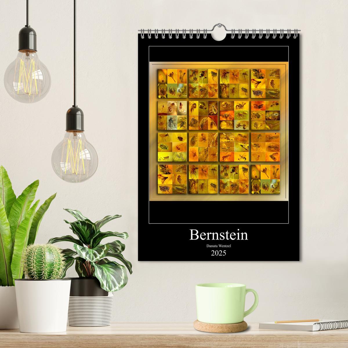 Bild: 9783457005750 | Bernstein (Wandkalender 2025 DIN A4 hoch), CALVENDO Monatskalender