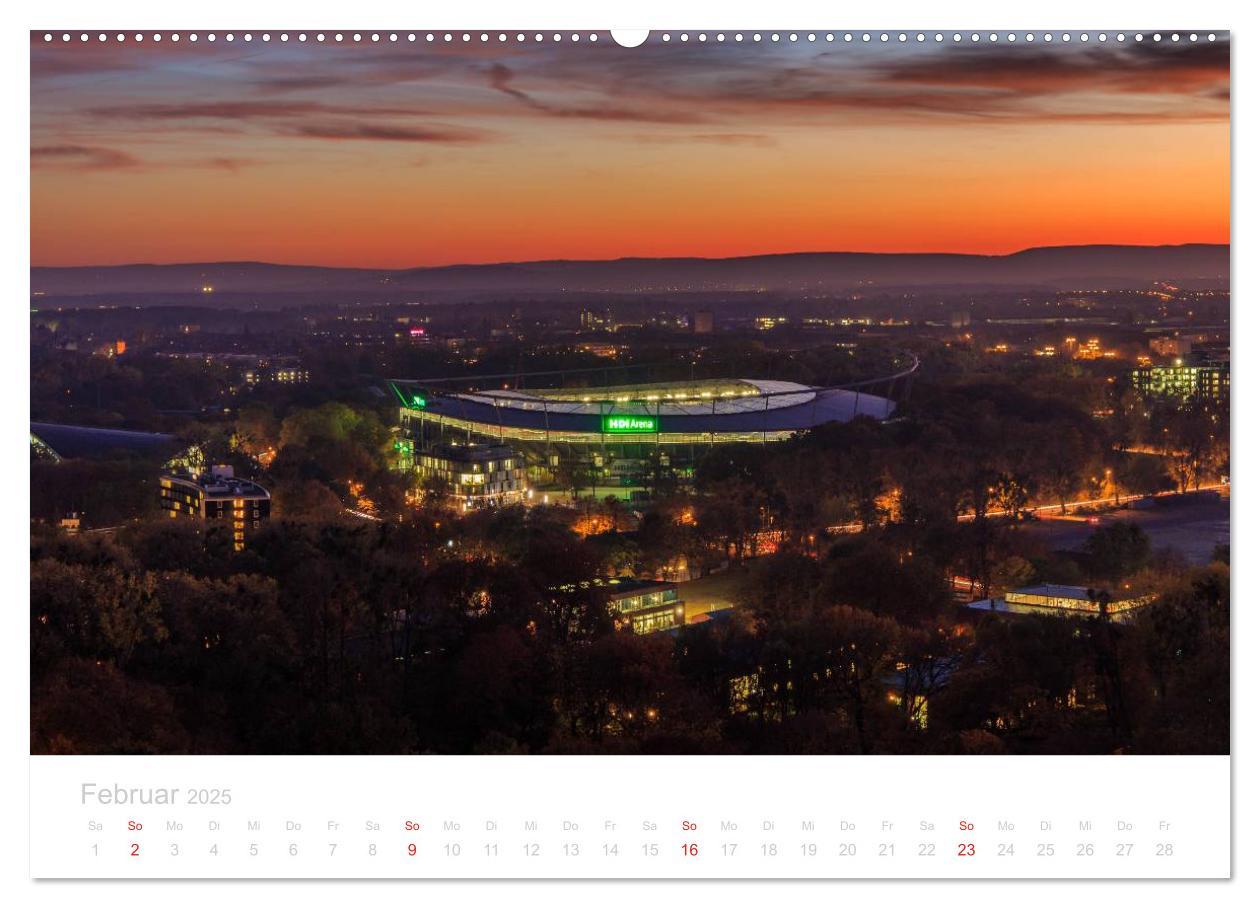 Bild: 9783435503681 | Hannover bei Nacht (Wandkalender 2025 DIN A2 quer), CALVENDO...