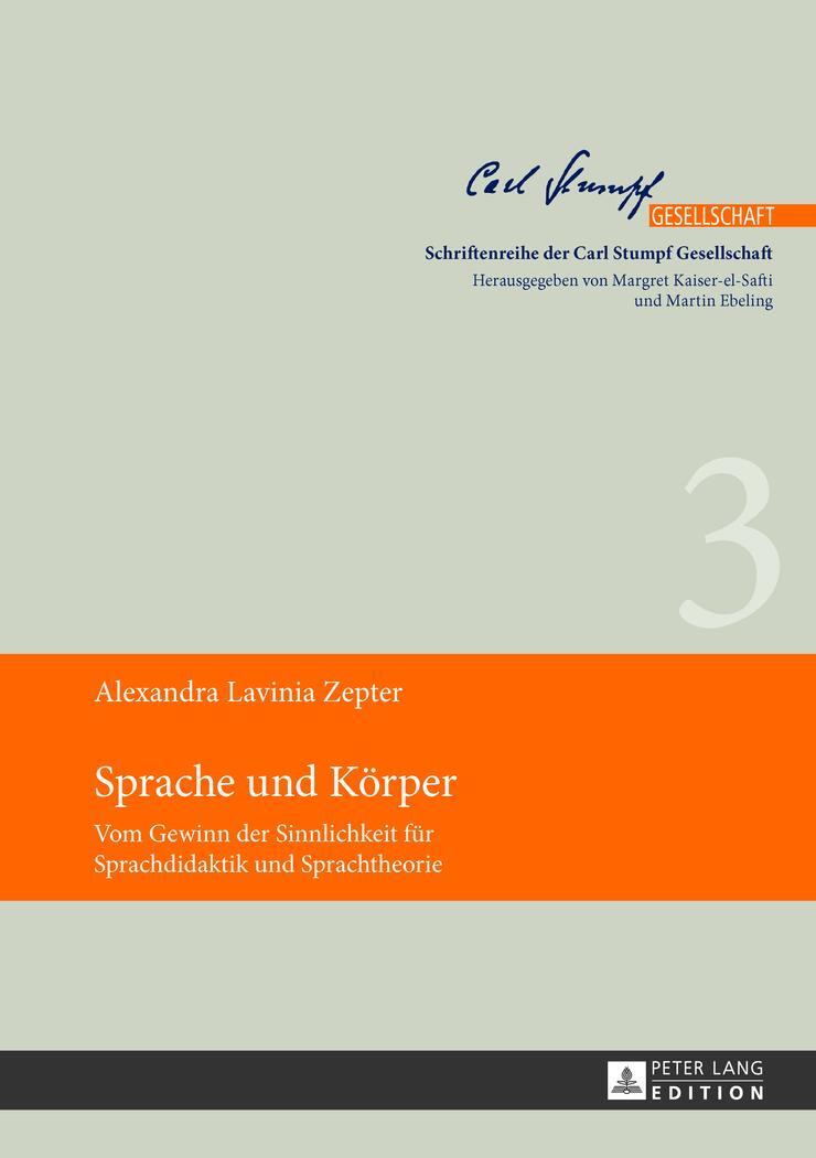 Cover: 9783631637333 | Sprache und Körper.. | Alexandra Lavinia Zepter | Buch | Deutsch