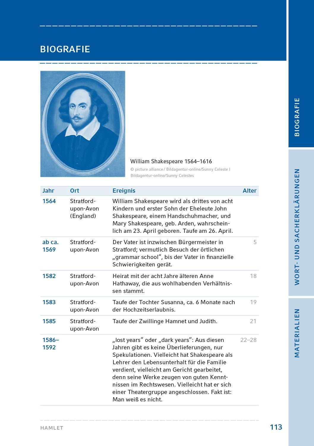 Bild: 9783872915245 | Hamlet | Text und Materialien | William Shakespeare | Taschenbuch