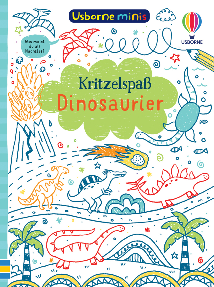Cover: 9781789417555 | Usborne Minis: Kritzelspaß Dinosaurier | Simon Tudhope | Taschenbuch