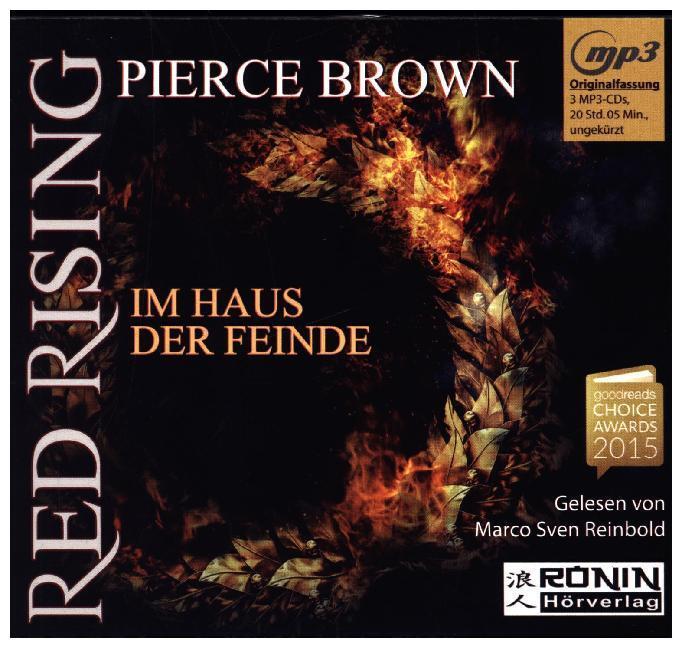 Cover: 9783946349655 | Red Rising 2, 3 MP3-CDs | Im Haus der Feinde | Pierce Brown | Audio-CD