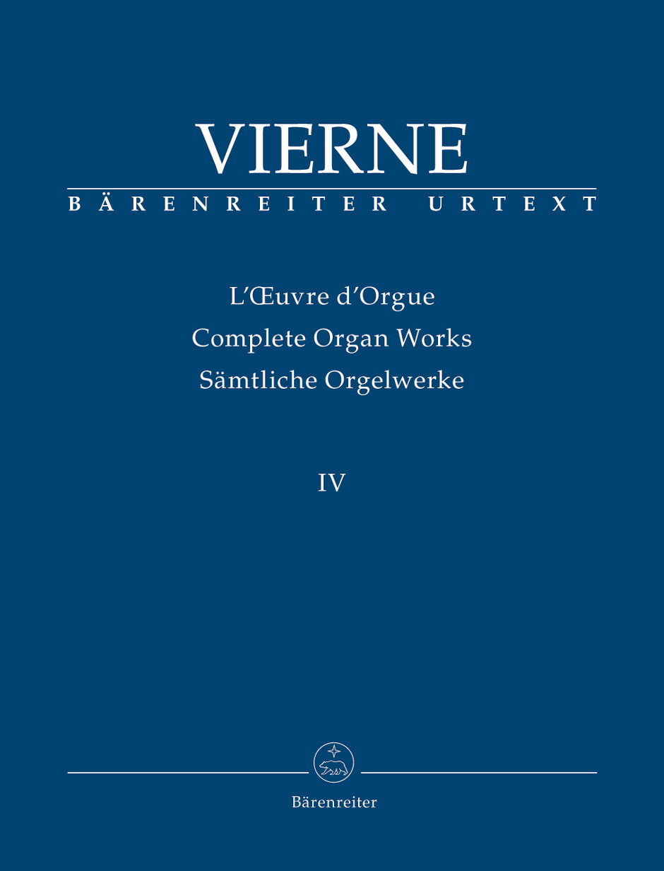 Cover: 9790006534388 | Symphony No. 4 op. 32 | Louis Vierne | Partitur | 2015