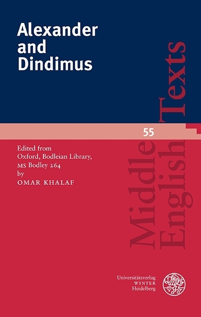 Cover: 9783825368449 | Alexander and Dindimus | Omar Khalaf | Taschenbuch | LIV | Englisch