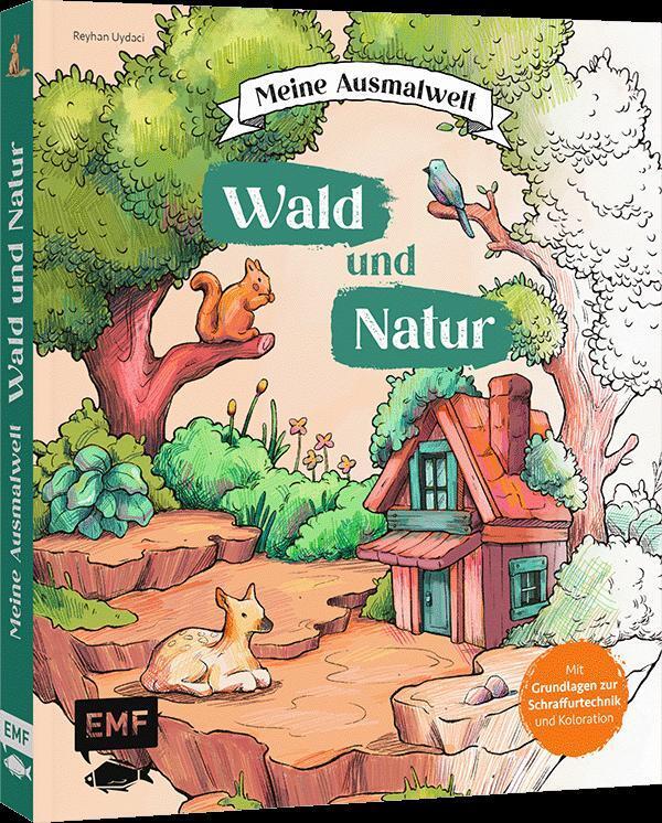 Cover: 9783745924718 | Meine Ausmalwelt: Wald und Natur | Reyhan Uydaci | Taschenbuch | 2024