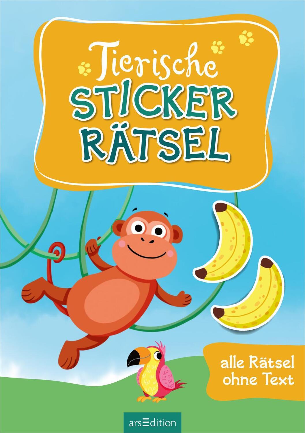 Bild: 9783845856131 | Tierische Sticker-Rätsel | Alle Rätsel ohne Text | Broschüre | 32 S.