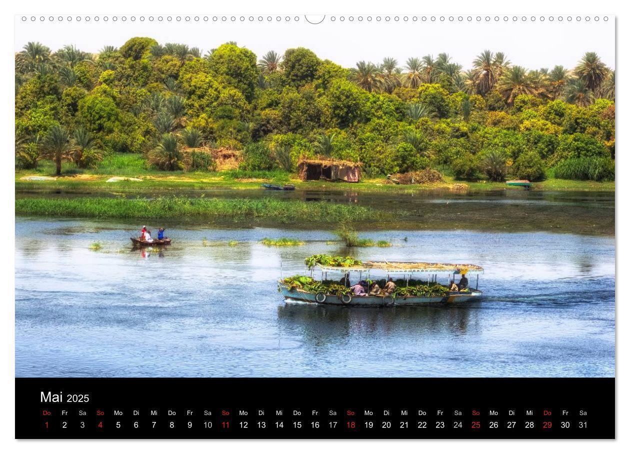 Bild: 9783435575640 | Ägypten (Wandkalender 2025 DIN A2 quer), CALVENDO Monatskalender