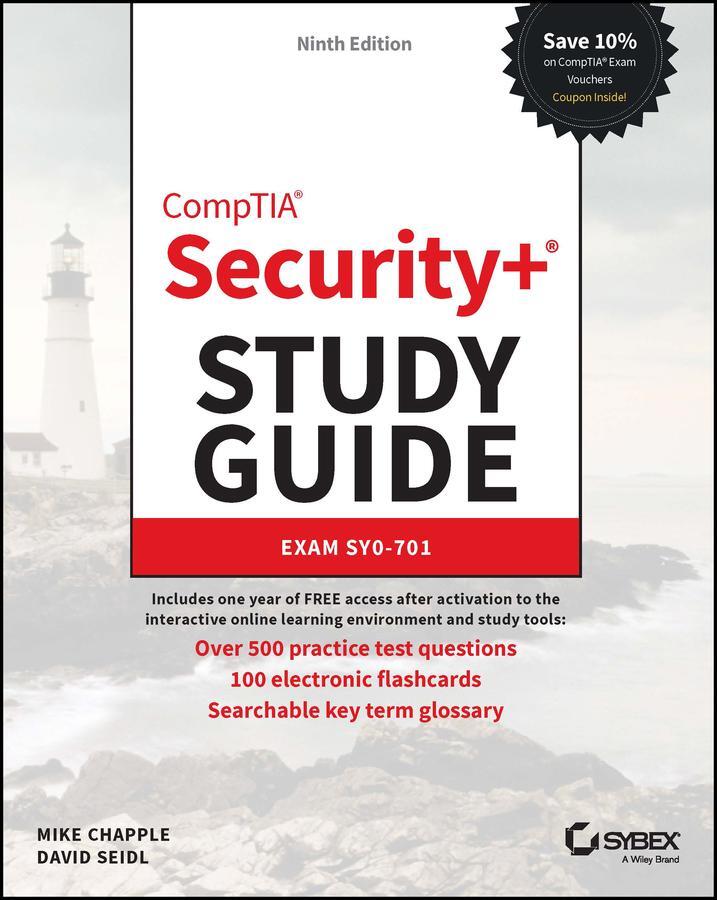 Cover: 9781394211418 | CompTIA Security+ Study Guide with over 500 Practice Test Questions