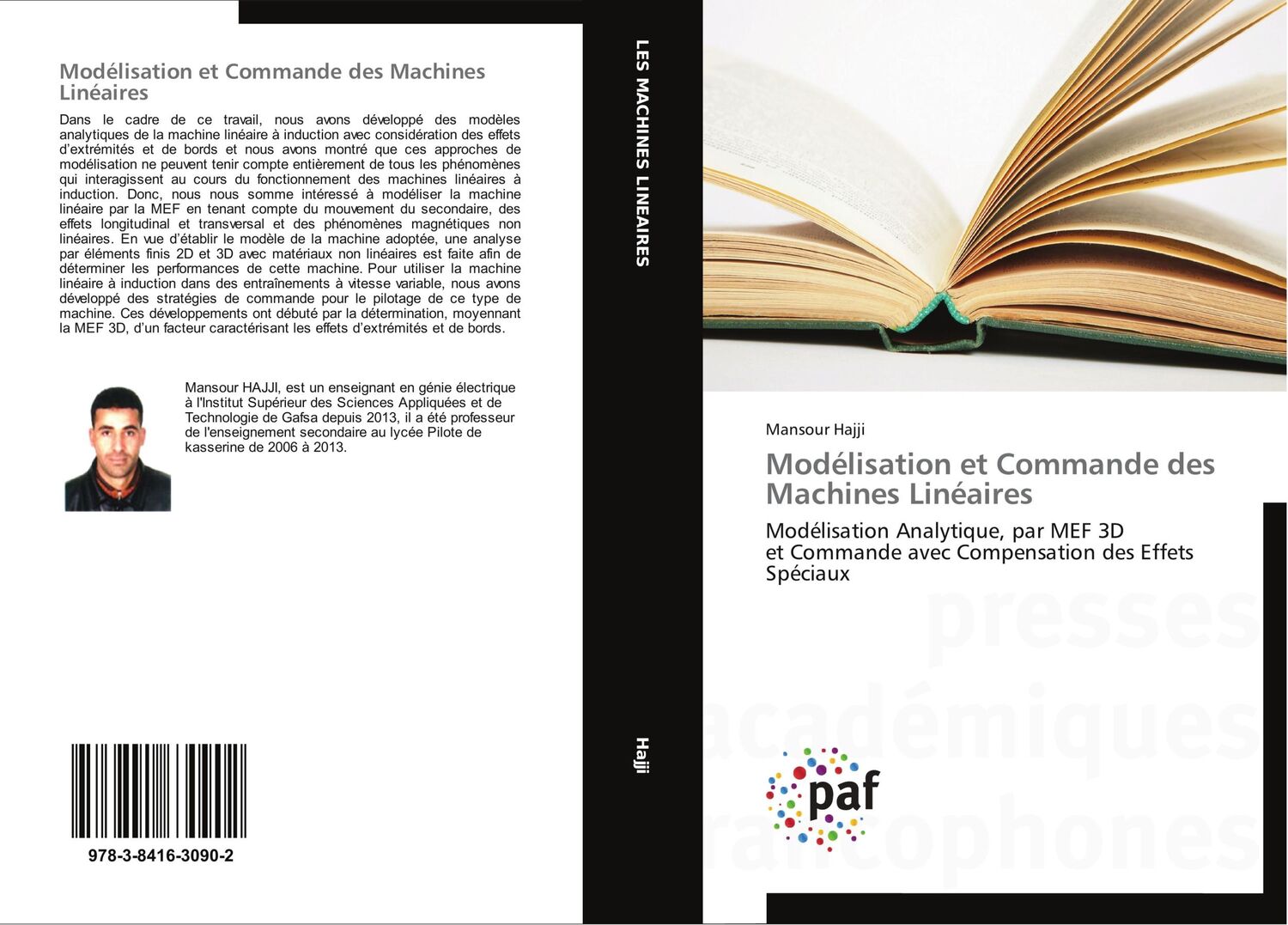 Cover: 9783841630902 | Modélisation et Commande des Machines Linéaires | Mansour Hajji | Buch