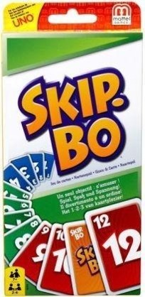 Cover: 5011363523704 | Skip-Bo | Spiel | Inhalt: 144 Zahlenkarten und 18 Skip-Bo Joker.