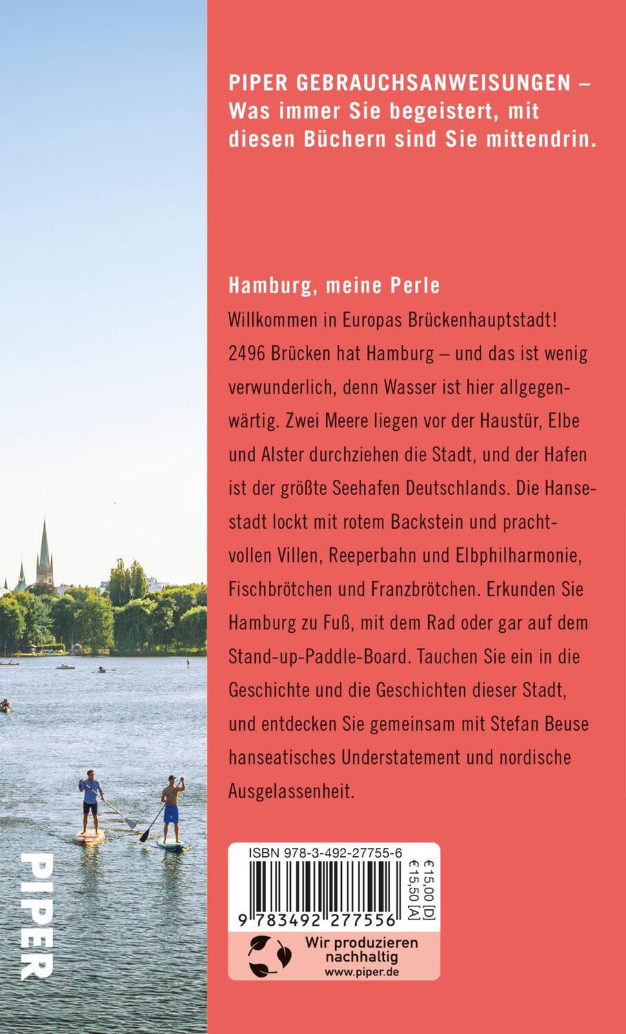 Rückseite: 9783492277556 | Gebrauchsanweisung für Hamburg | Stefan Beuse | Taschenbuch | Deutsch