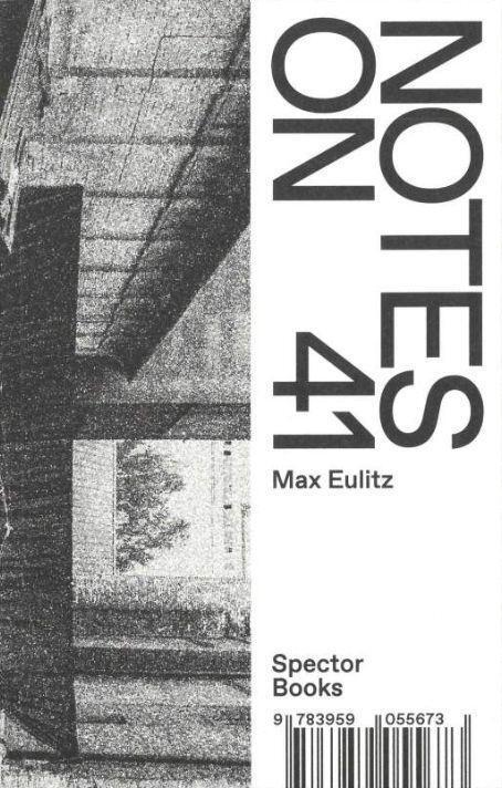 Cover: 9783959055673 | Notes on 41 | Max Eulitz | Taschenbuch | Englisch | 2022
