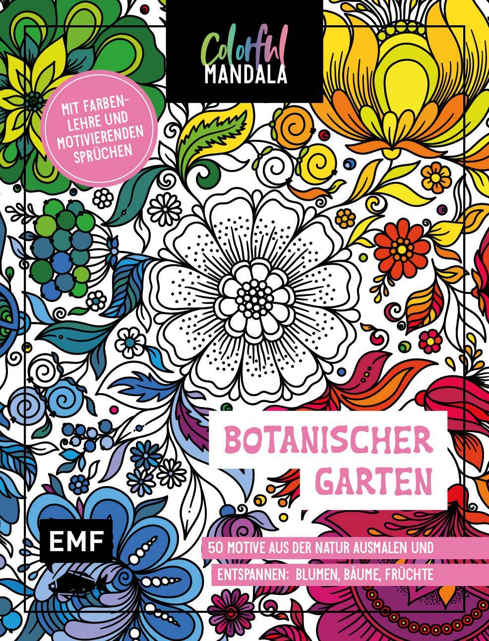 Cover: 9783745922219 | Colorful Mandala - Botanischer Garten | Taschenbuch | 96 S. | Deutsch
