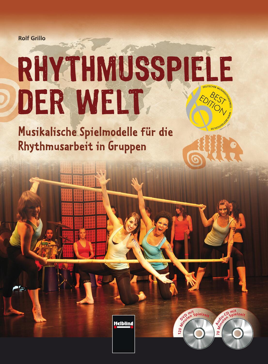 Cover: 9783862270590 | Rhythmusspiele der Welt | Rolf Grillo | Buch | Audio-CD und DVD | 2011
