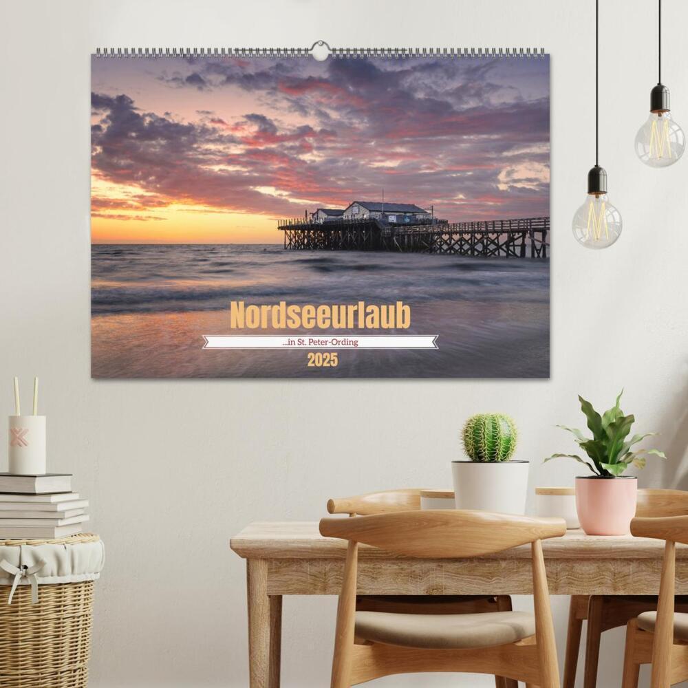 Bild: 9783383868917 | Nordseeurlaub in St. Peter-Ording (Wandkalender 2025 DIN A2 quer),...