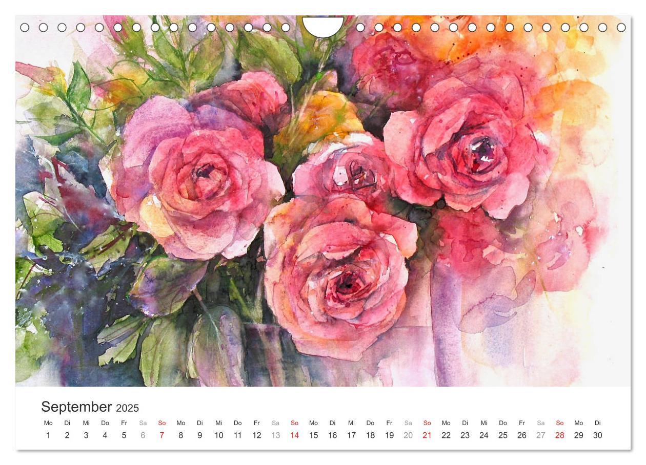 Bild: 9783435545643 | Blütenzauber - Aquarelle von ECKARD FUNCK (Wandkalender 2025 DIN A4...