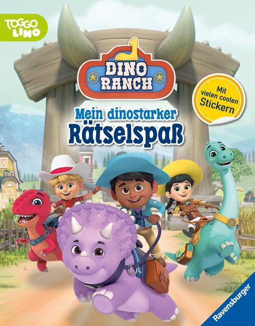 Cover: 9783473489282 | Ravensburger Dino Ranch: Mein dinostarker Rätselspaß - mit Stickern...
