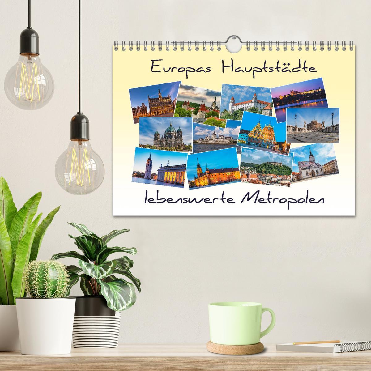 Bild: 9783435366576 | Europas Hauptstädte ¿ lebenswerte Metropolen (Wandkalender 2025 DIN...