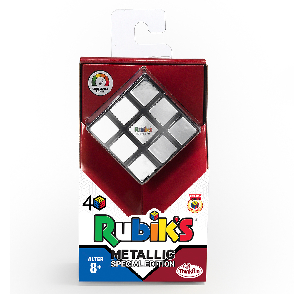 Cover: 4005556764303 | ThinkFun - 76430 - Rubiks Cube Metallic - Der Klassiker, der...