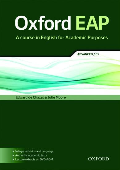 Cover: 9780194001793 | Oxford EAP: Advanced/C1: Student's Book and DVD-ROM Pack | Taschenbuch