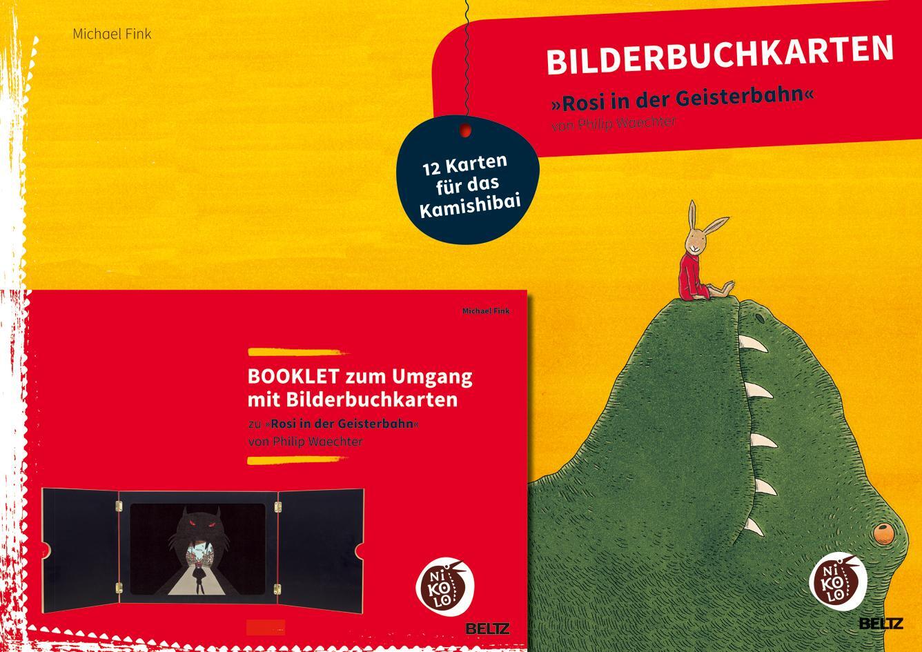 Cover: 4019172600099 | Bilderbuchkarten »Rosi in der Geisterbahn« von Philip Waechter | Fink