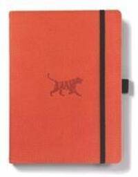 Cover: 5285003136979 | Dingbats A5+ Wildlife Orange Tiger Notebook - Dotted | Taschenbuch