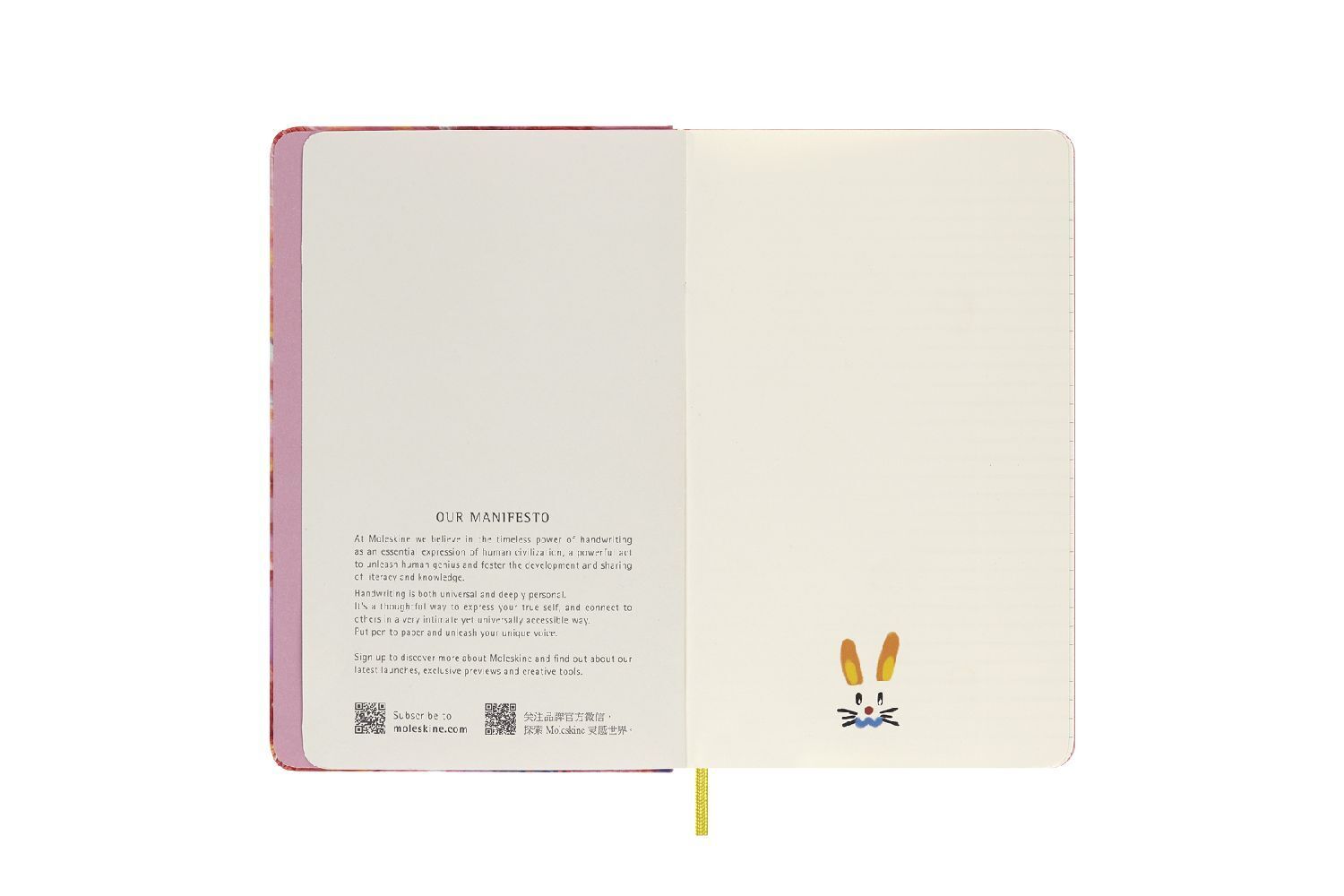 Bild: 8056598855500 | Moleskine Notizbuch - Jahr des Hasen, Large/A5, Liniert, Fester...