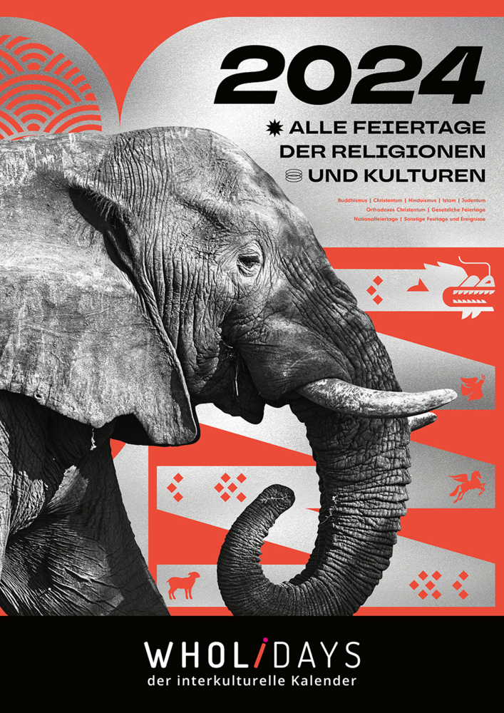 Cover: 9783946120759 | Wholidays 2024 | Der interkulturelle Kalender | Kalender | 14 S.