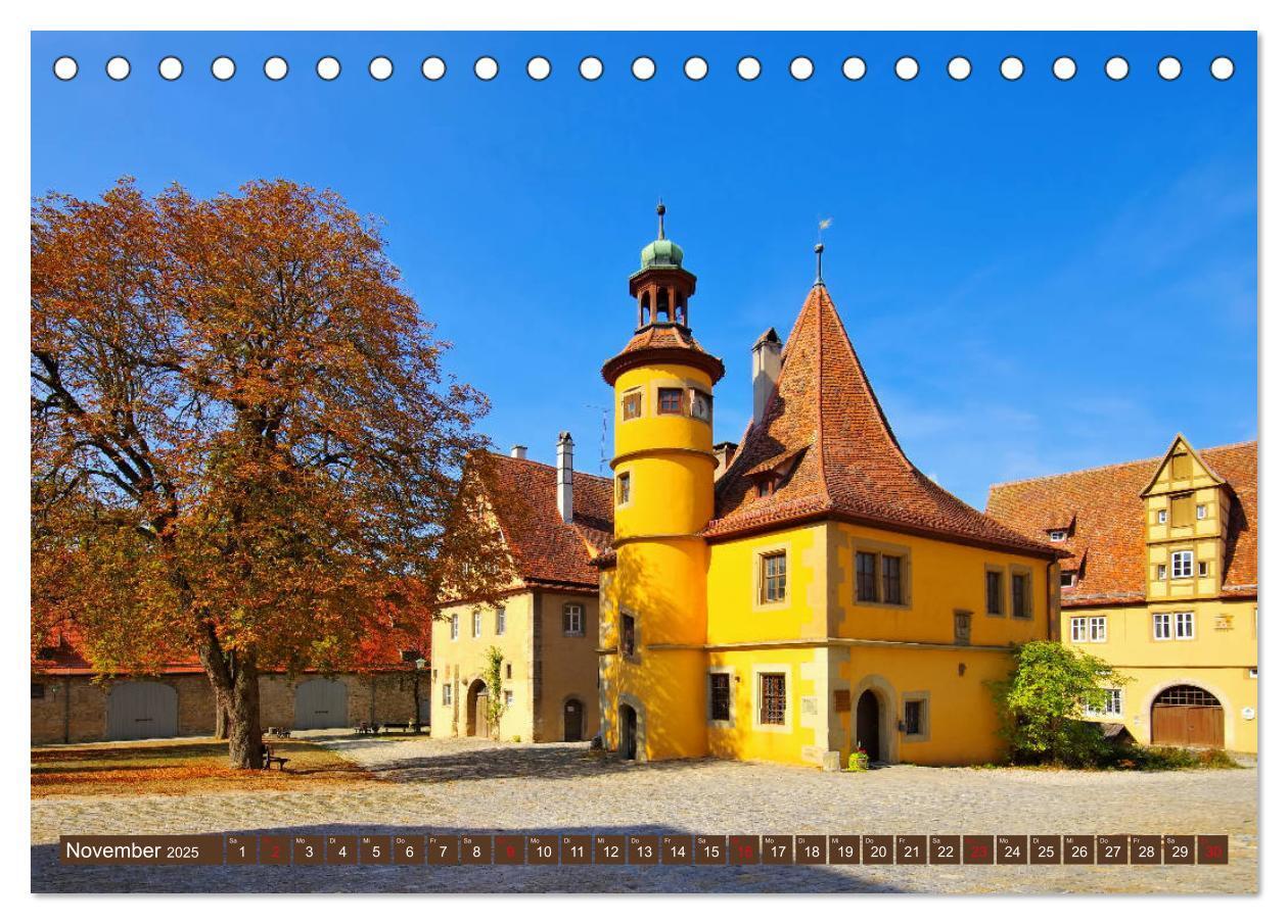 Bild: 9783435280773 | Rothenburg o. d. Tauber - Perle des Taubertales (Tischkalender 2025...