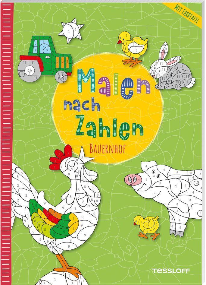 Cover: 9783788645984 | Malen nach Zahlen. Bauernhof | Sandra Schmidt | Taschenbuch | 48 S.