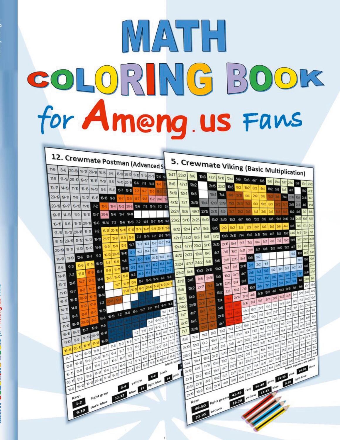 Cover: 9783752657807 | Math Coloring Book for Am@ng.us Fans | Ricky Roogle | Taschenbuch