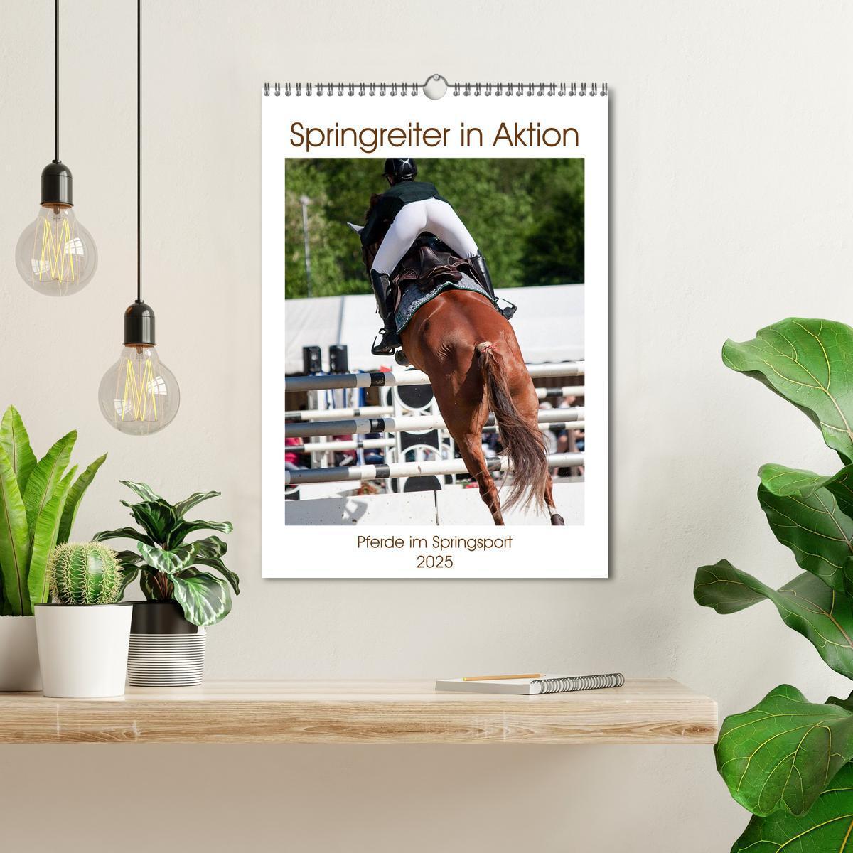 Bild: 9783435964130 | Springreiter in Aktion (Wandkalender 2025 DIN A3 hoch), CALVENDO...