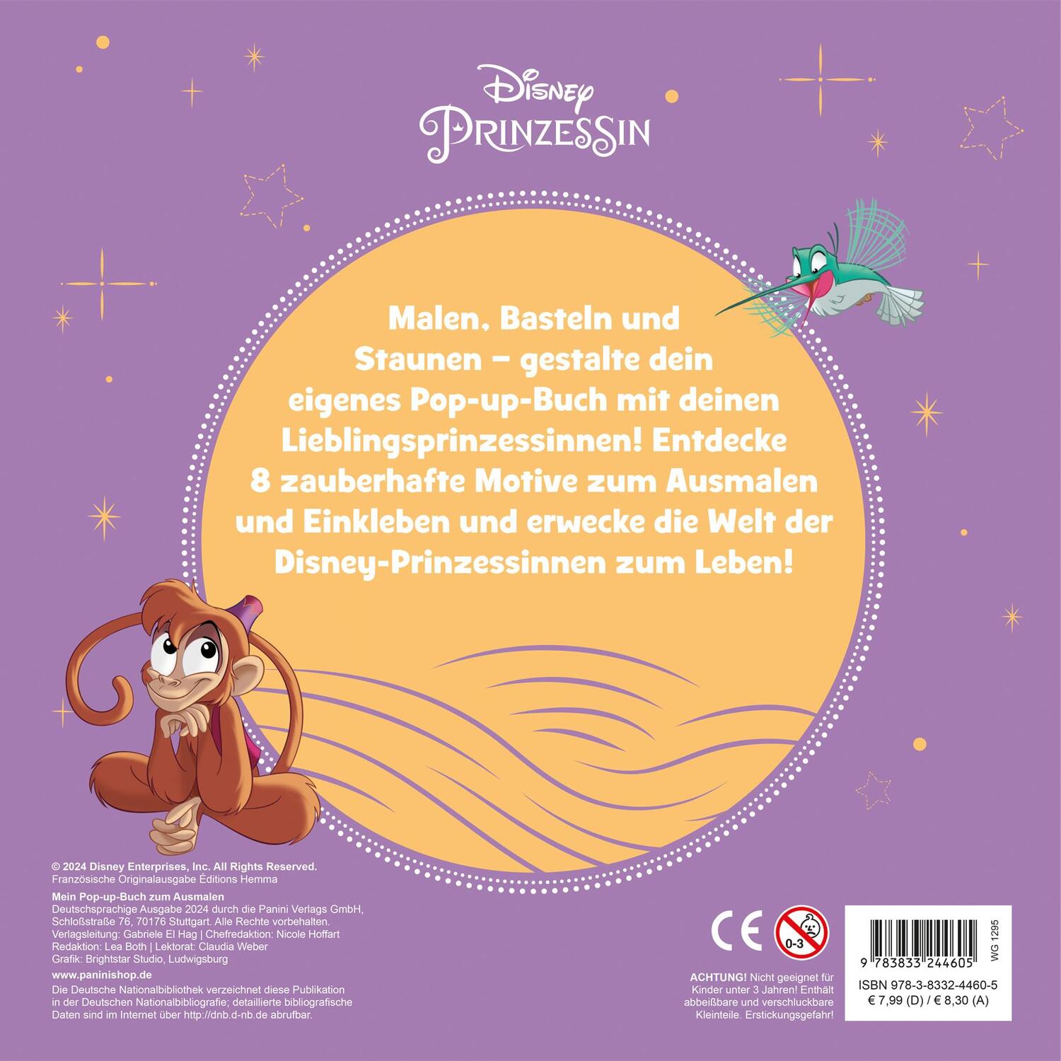 Rückseite: 9783833244605 | Disney Prinzessin: Mein buntes Pop-up Buch | Disney (u. a.) | Buch