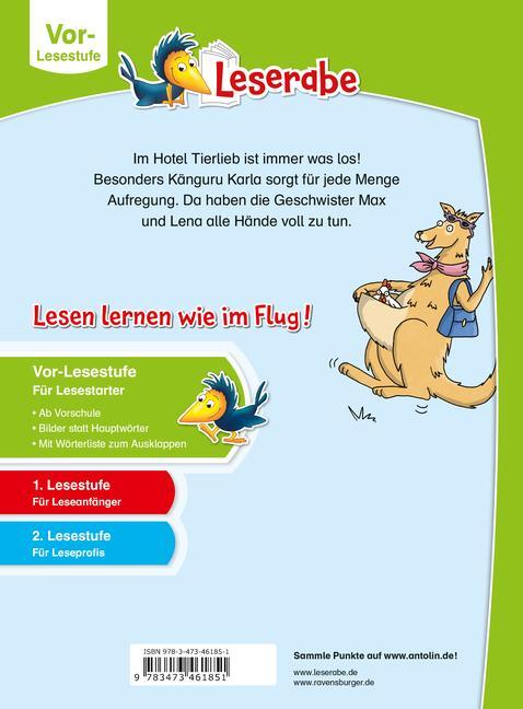 Bild: 9783473461851 | Hotel Tierlieb - Leserabe ab Vorschule - Erstlesebuch für Kinder ab...