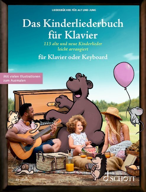 Cover: 9783795731021 | Das Kinderliederbuch für Klavier | Jonas Spieker | Broschüre | 184 S.