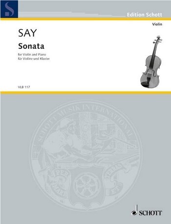 Cover: 9790001145695 | Sonate op. 7 | Fazil Say | Buch | Schott Music | EAN 9790001145695