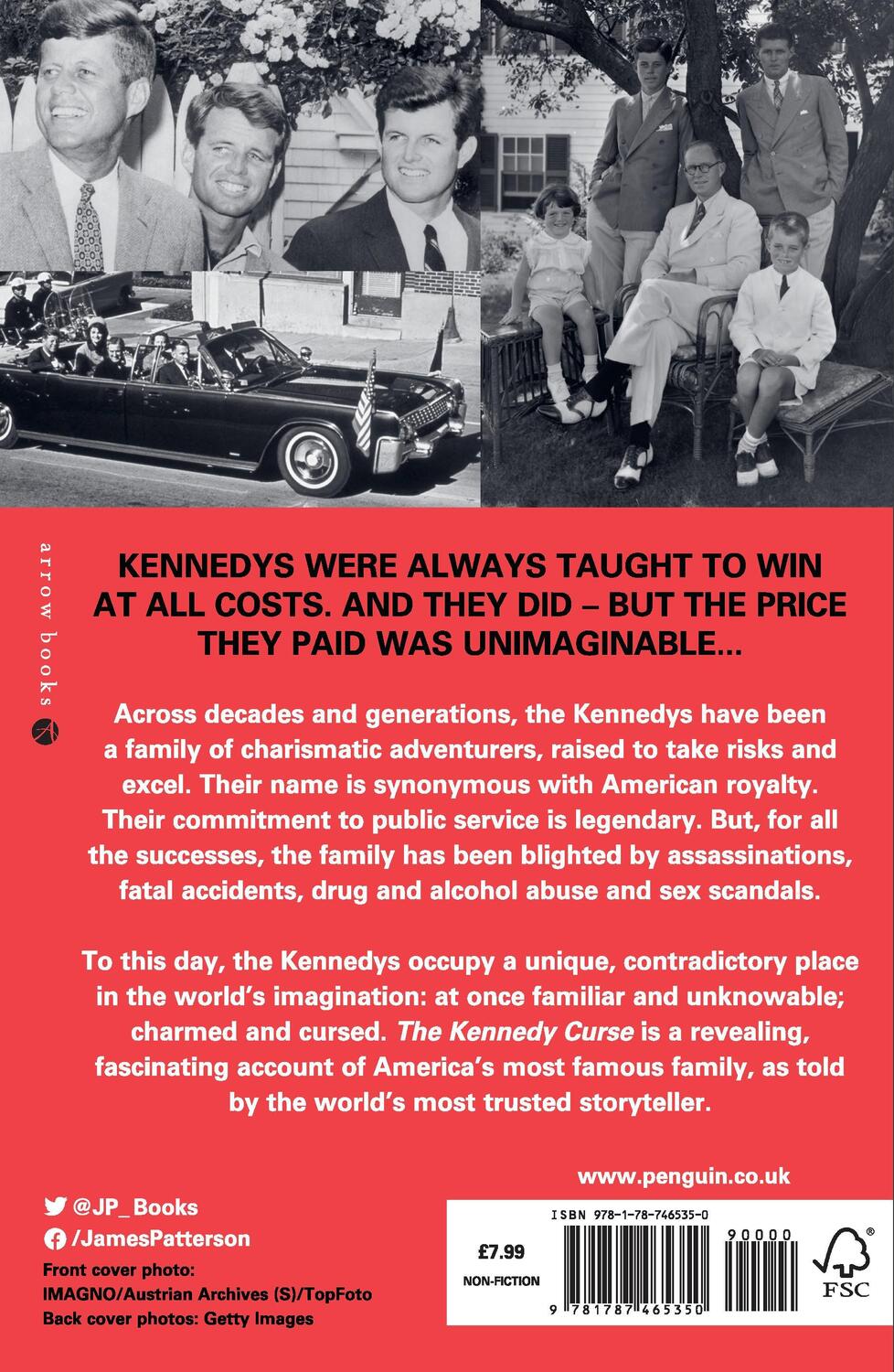 Rückseite: 9781787465350 | The Kennedy Curse | James Patterson | Taschenbuch | B-format paperback