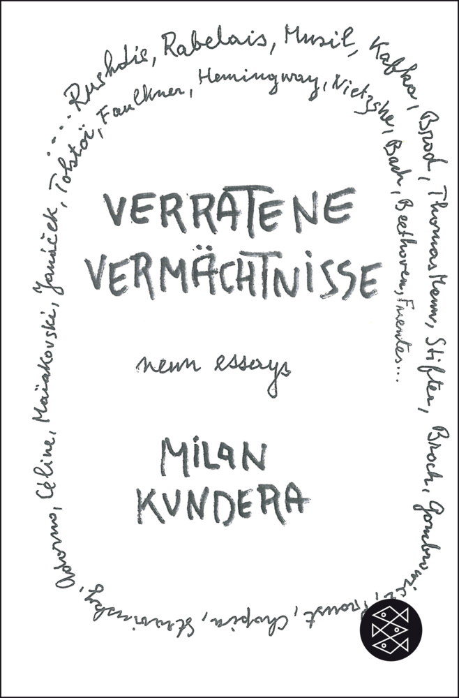 Cover: 9783596197507 | Verratene Vermächtnisse | Neun Essays | Milan Kundera | Taschenbuch