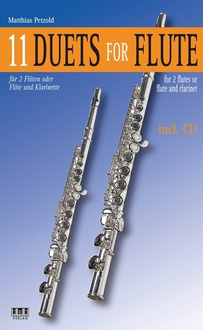 Cover: 4018262102901 | 11 Duets for Flute | inkl. CD | Matthias Petzold | 11 Duets | Deutsch