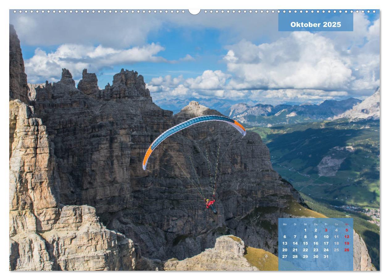 Bild: 9783435178643 | Paragliding - Aufbruch zu neuen Höhenflügen (Wandkalender 2025 DIN...