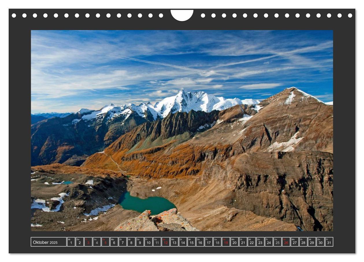 Bild: 9783435493159 | Der Großglockner 3798m (Wandkalender 2025 DIN A4 quer), CALVENDO...