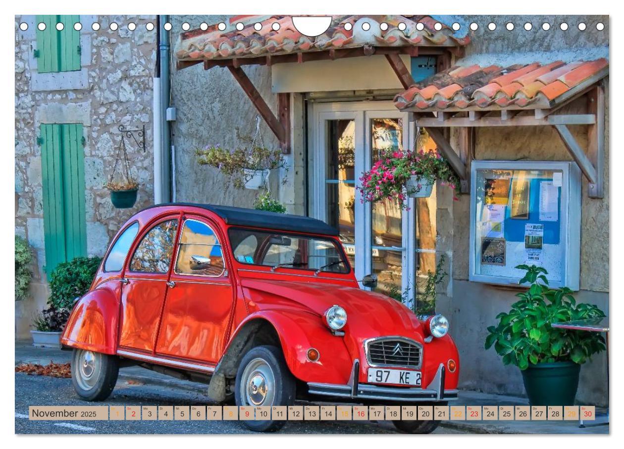 Bild: 9783435573691 | Citroën 2CV - die Ente (Wandkalender 2025 DIN A4 quer), CALVENDO...