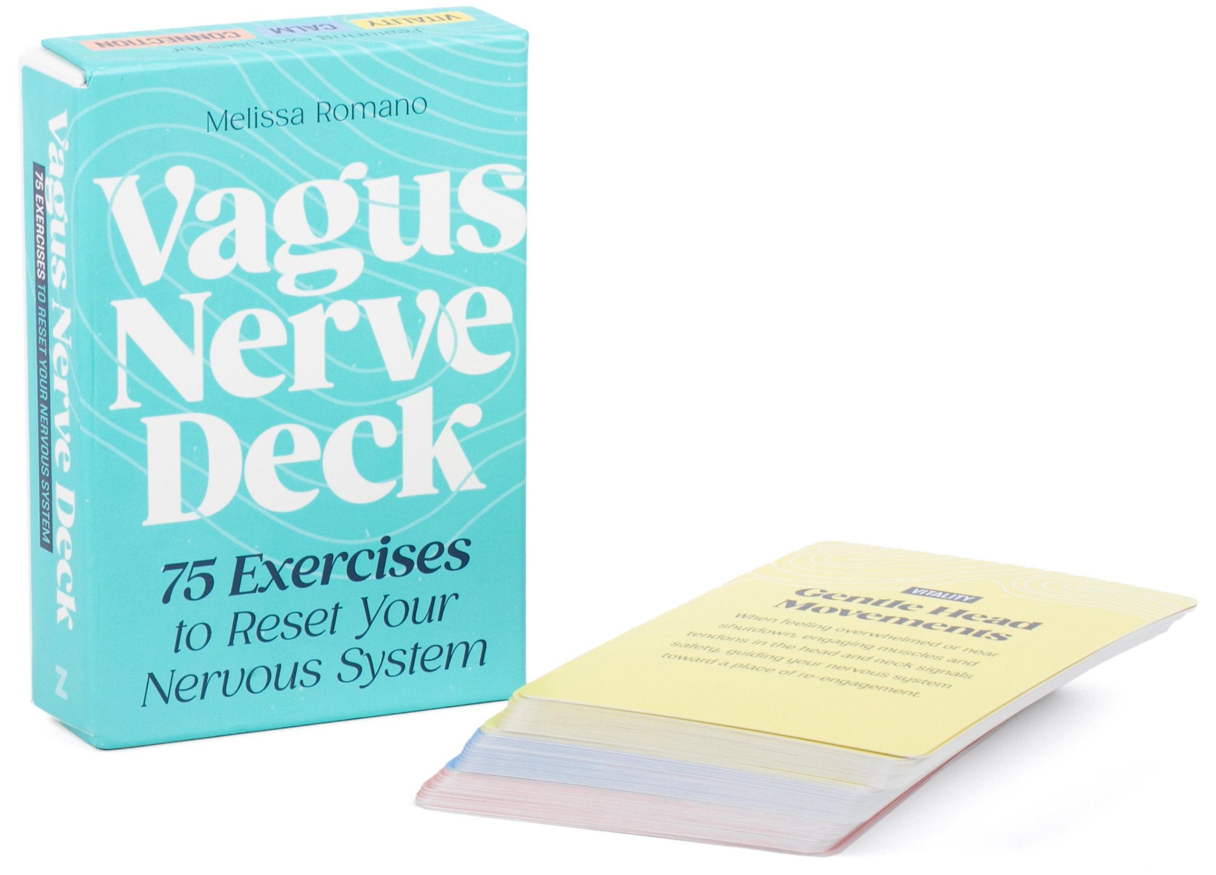 Cover: 9780593689950 | Vagus Nerve Deck | 75 Exercises to Reset Your Nervous System | Romano