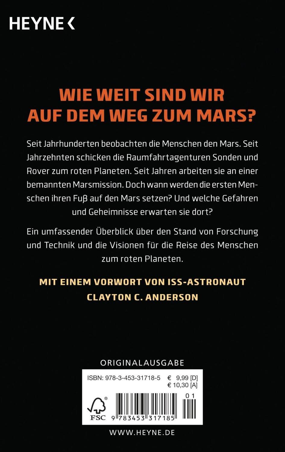 Bild: 9783453317185 | Der Weg zum Mars - Aufbruch in eine neue Welt | Sascha Mamczak (u. a.)