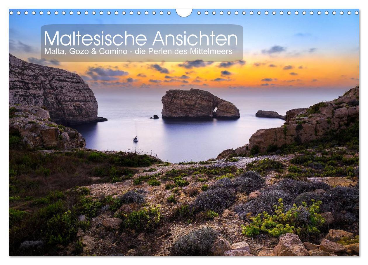 Cover: 9783435561049 | Maltesische Ansichten (Wandkalender 2025 DIN A3 quer), CALVENDO...