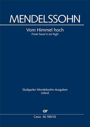 Cover: 9790007064587 | Vom Himmel hoch | Weihnachtskantate | Felix Mendelssohn Bartholdy